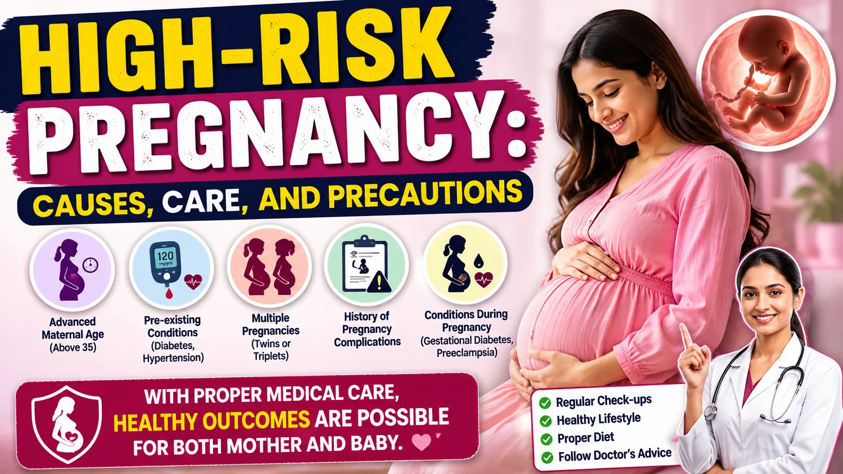 High-Risk Pregnancy Causes, Care, and Precautions